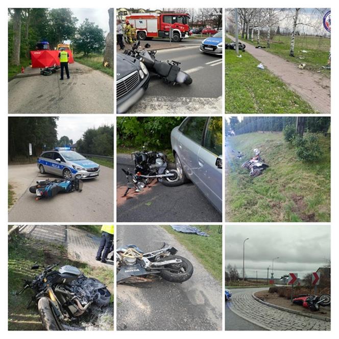  65 motocyklistów nie żyje. Tragiczny bilans. Policja publikuje zdjęcia i ostrzega