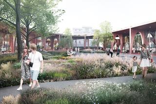 Projekt targowiska Flora w Jeleniej Górze autorstwa 3XA