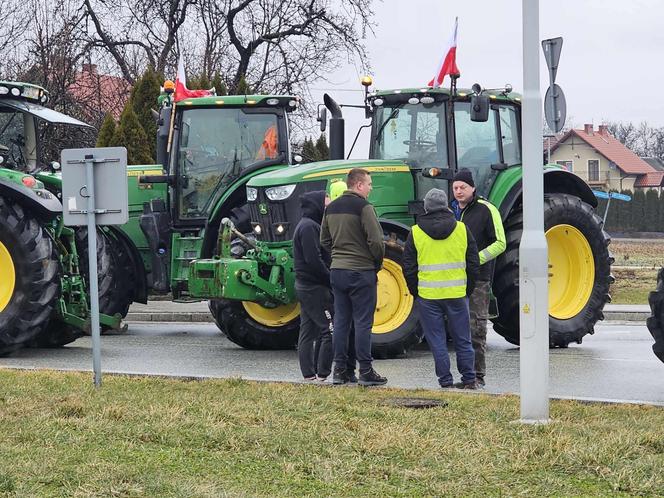 Protest rolników z Podkarpacia w Przeworsku