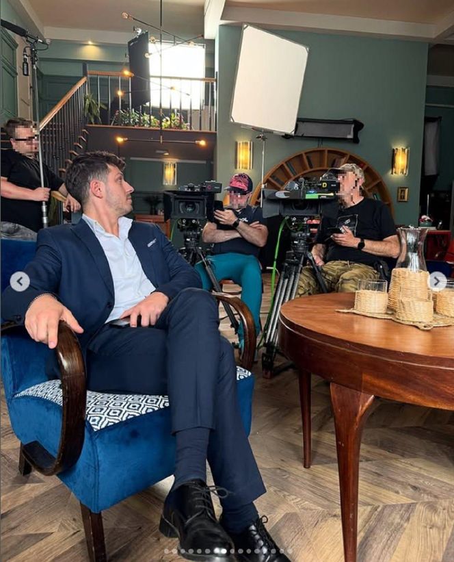 Barwy szczęścia na planie. Justin (Jasper Sołtysiewicz)