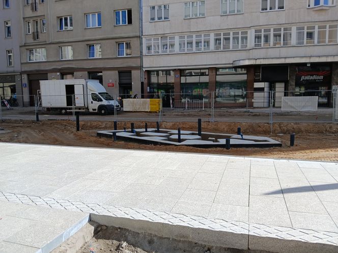 Przebudowa ulic Złotej i Zgoda w Warszawie