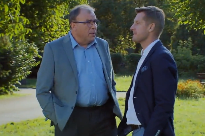 M jak miłość, odcinek 1411, Paweł (Rafał Mroczek), Kryszak (Bogdan Kalus)