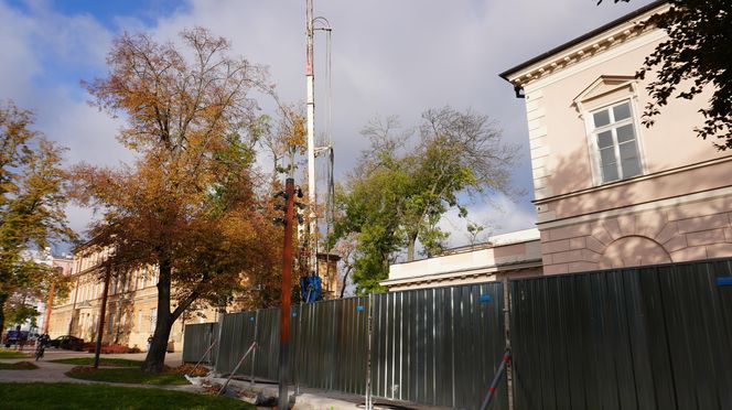 Remont Pałacu Lubomirskich. Tak wygląda plac budowy