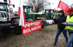 Setki rolników i członkowie Solidarności protestują w Gdańsku