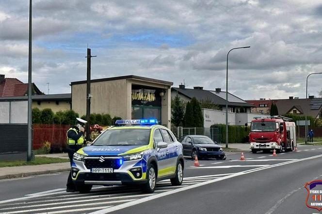 Zderzenie osobówek w Tychach. Sprawca był poszukiwany przez policję 