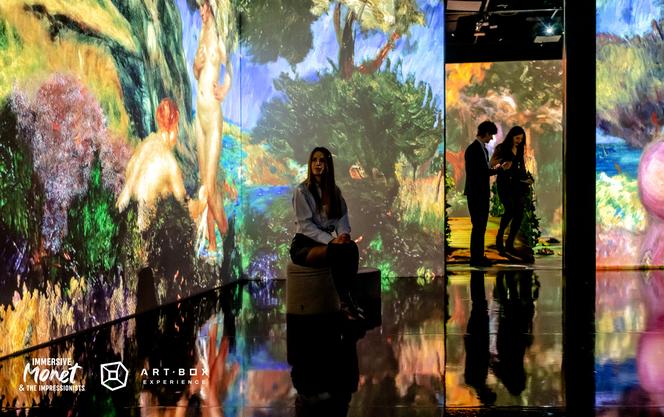 Wystawa Immersive Monet & The Impressionists w Fabryce Norblina