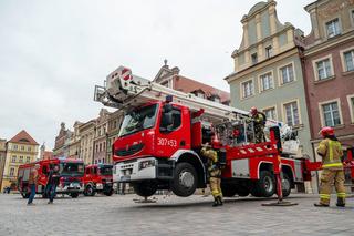 Akcja strażaków w centrum Poznania