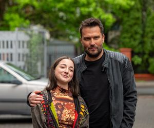 Barwy szczęścia, odcinek 3246. Luiza (Julia Zielińska), Damian (Michał Lesień-Głowacki)