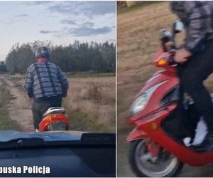 Brawurowa ucieczka motorowerem 