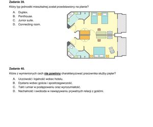 Egzamin zawodowy technik hotelarstwa - przykładowe zadania. Nazwa kwalifikacji: Obsługa gości w obiekcie świadczącym usługi hotelarskie