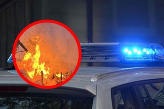 Pożar w pow. myszkowskim. Ofiara znaleziona w masce gazowej