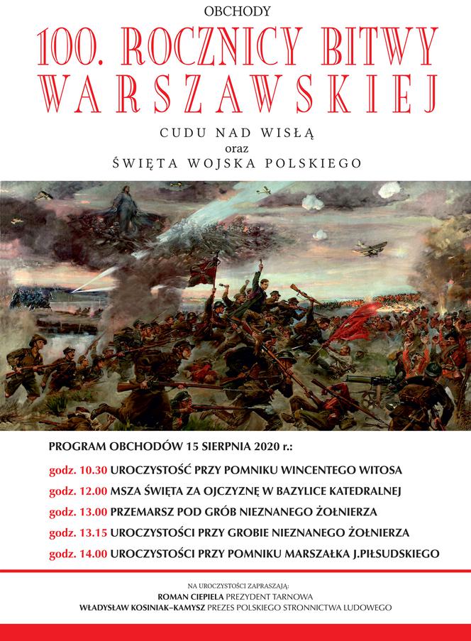 Tarnów. Obchody 100. rocznicy Bitwy Warszawskiej. Będzie kandydat na prezydenta RP