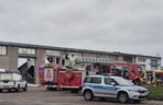 Trwa akcja ratownicza na terenie dawnej zajezdni PKS w Mławie