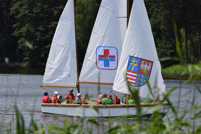 Półkolonie z WOPR nad zalewem w Cedzynie koło Kielc