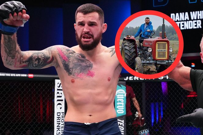 Zdobył kontrakt z UFC! Wrócił do Polski i wskoczył na traktor, jego duża siła fizyczna pochodzi z pracy w polu