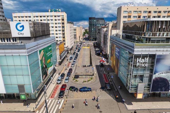 Warszawa. Remont ulic Złota i Zgody