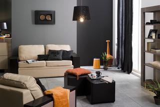 Czarny kolor ścian w nowoczesnym mieszkaniu. Jak stosować czerń? Dużo zdjęć