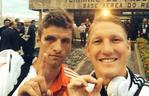 Thomas Muller, Bastian Schweinsteiger SELFIE