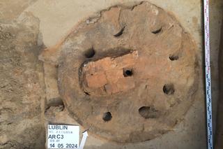 Odkrycie archeologiczne przy ul. Zielonej w Lublinie. Przed wiekami działał tu warsztat garncarski