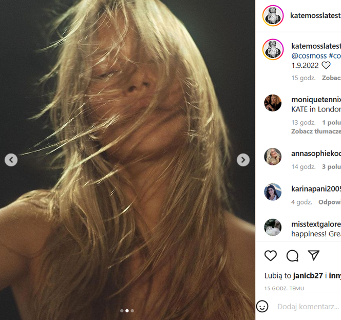  Kate Moss pokazała się nago! 48-letnia modelka nie kryła niczego