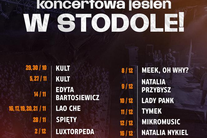 Koncertowa jesień w Klubie Stodoła. Sprawdź, kto zagra w Warszawie jeszcze w tym roku! 