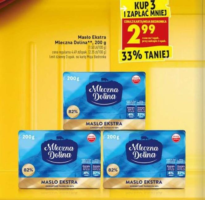 Masło 2,99 zł