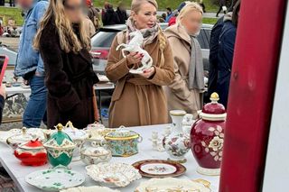 Wcisło buszuje na pchlim targu.