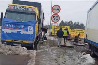 Przewoźnicy zaostrzają protest na Podkarpaciu