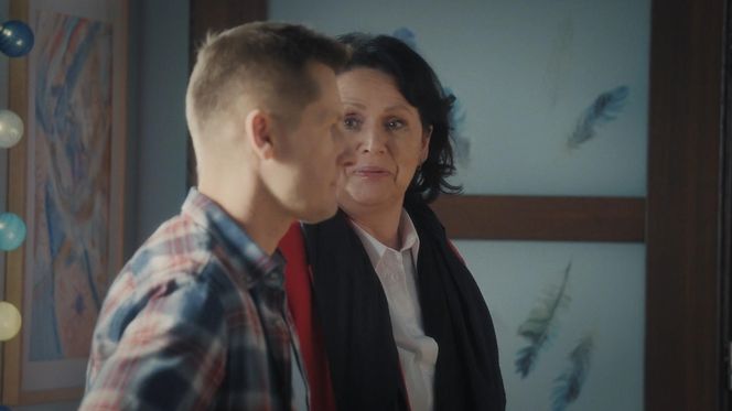 M jak miłość odc. 1852. Paweł (Rafał Mroczek), Marysia (Małgorzata Pieńkowska)