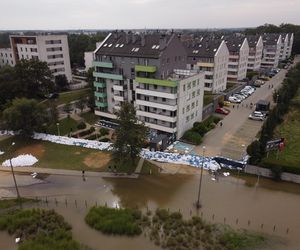 Wrocław - woda przy osiedlu na Stabłowicach 