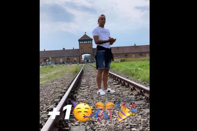 Rodrigo Zalazar świętował urodziny przed Auschwitz
