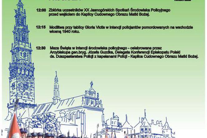 Zbliżają się XX Jasnogórskie Spotkania Środowiska Policyjnego