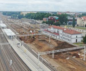 Trwają prace nad linią Rail Baltica w Ełku. Zobacz, co już zrobiono [ZDJĘCIA]