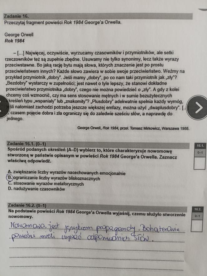 Matura z języka polskiego 2023 – mamy odpowiedzi