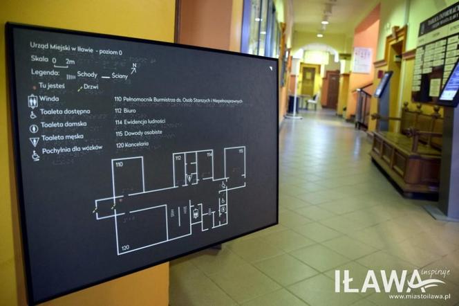 Ułatwienia dla osób z niepełnosprawnościami w Urzędzie Miasta Iławy 