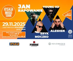 Eska Music Tour - jesień z topowymi raperami. Kiedy i gdzie odbędzie się koncert?   