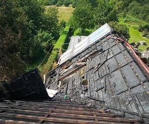 Pożar w miejscowości Brody 