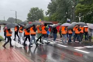 Protest maszynistów kolejowych w Śląskiem