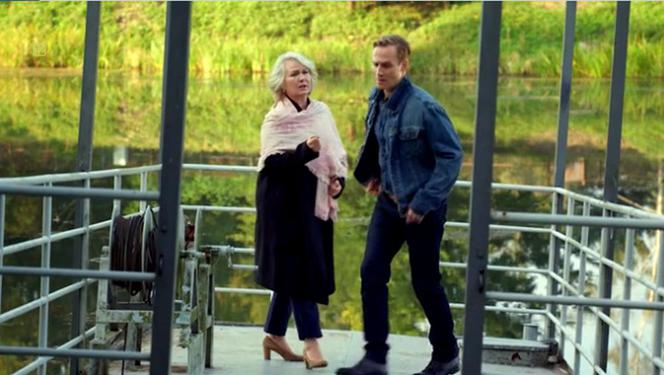 Na dobre i na złe odc. 721. Michał (Mateusz Janicki), Barbara Wilczewska (Agnieszka Pilaszewska)