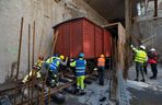 Tak wagon trafił do podziemi Muzeum Getta Warszawskiego