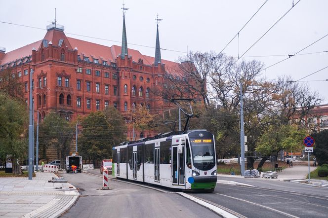 Przejazd techniczny na ul. Kolumba