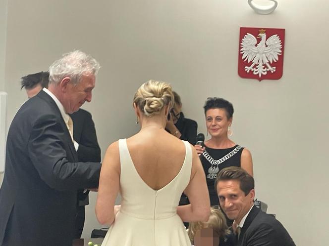 Ślub Waldemara Dąbrowskiego i Małgorzaty Brochockiej