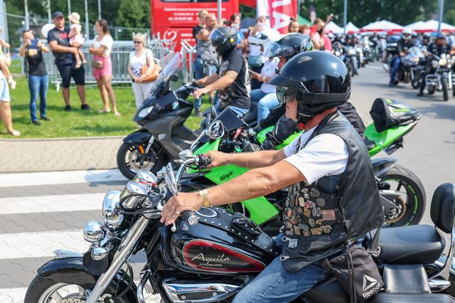 Parada motocyklistów w Dąbrowie Górniczej