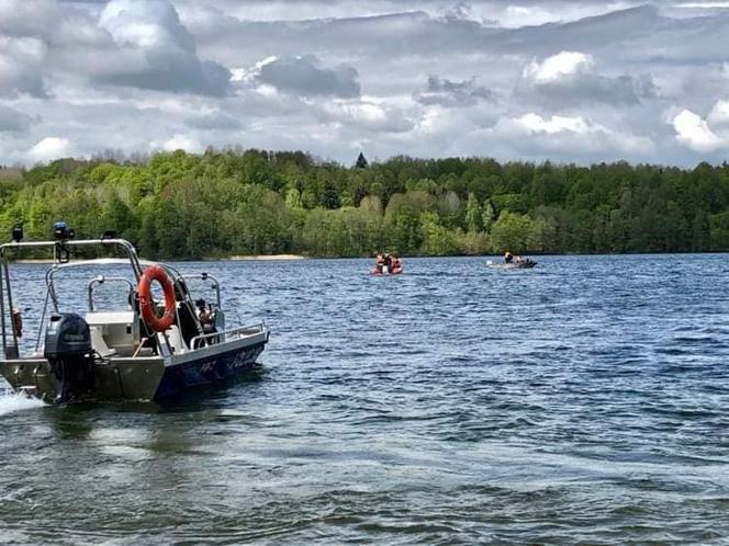 Jezioro Hańcza. Trwają poszukiwania nurka
