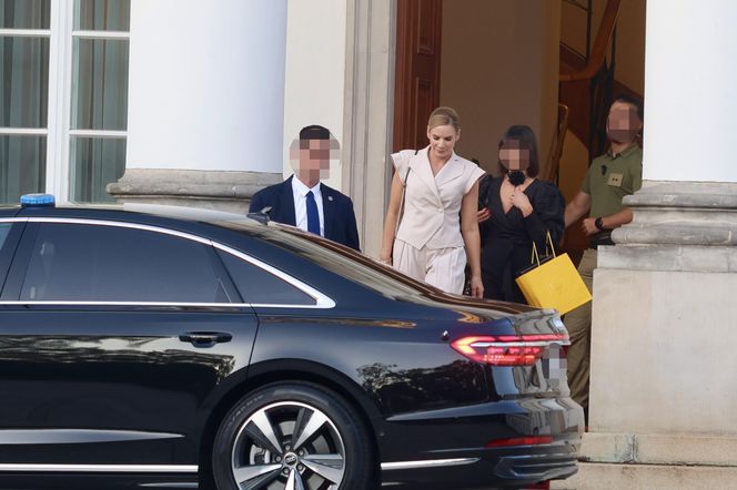 Rodzina Nawrockich przyłapana pod Belwederem! Gdzie pojechali? 
