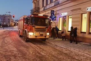 Interwencja strażaków - Hotel Polonia w Toruniu