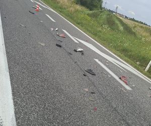 Śmiertelny wypadek na DK9 pod Sandomierzem. Nie żyje kierowca skutera 