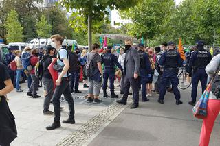 Protest ekologiczny w centrum Warszawy