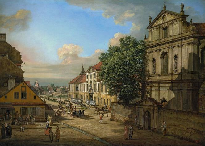 Canaletto, Kościół Brygidek i Arsenał (1778)