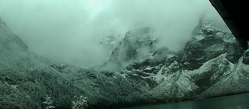 Tak o poranku wyglądały Tatry